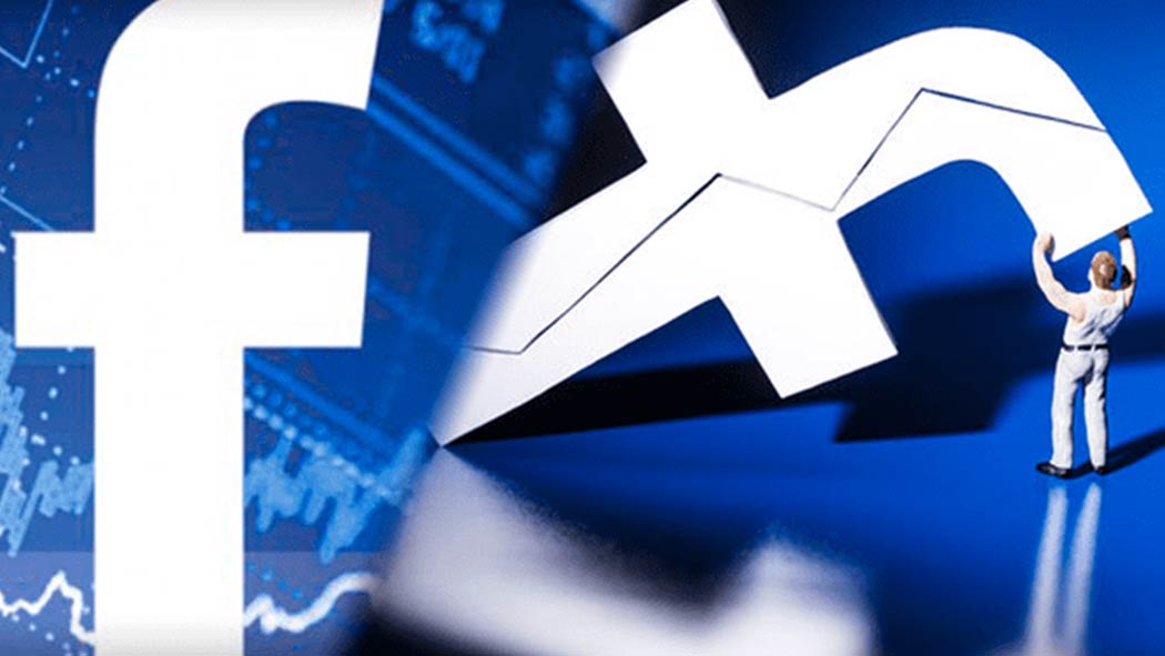 Las acciones de facebook bajan 5%, dando perdida millonaria