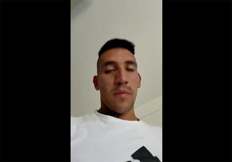 Video - Se filtró un video sexual de Centurión futbolista de Vélez