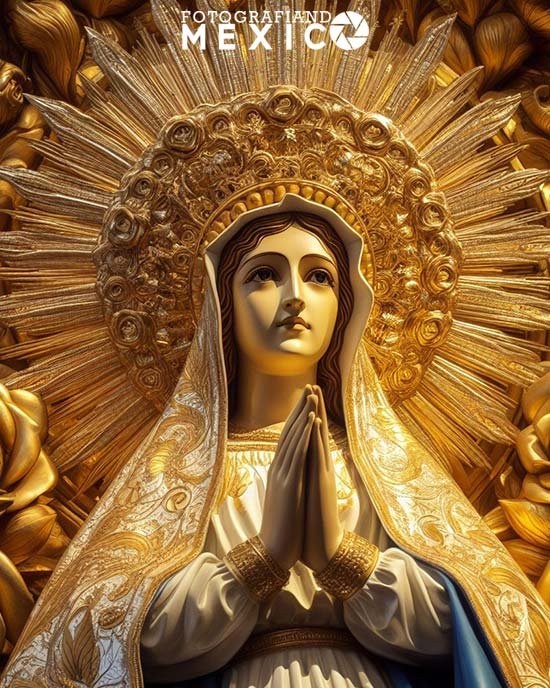 Imagen de la imagen de la Virgen de la Asunción, patrona de Oaxaca