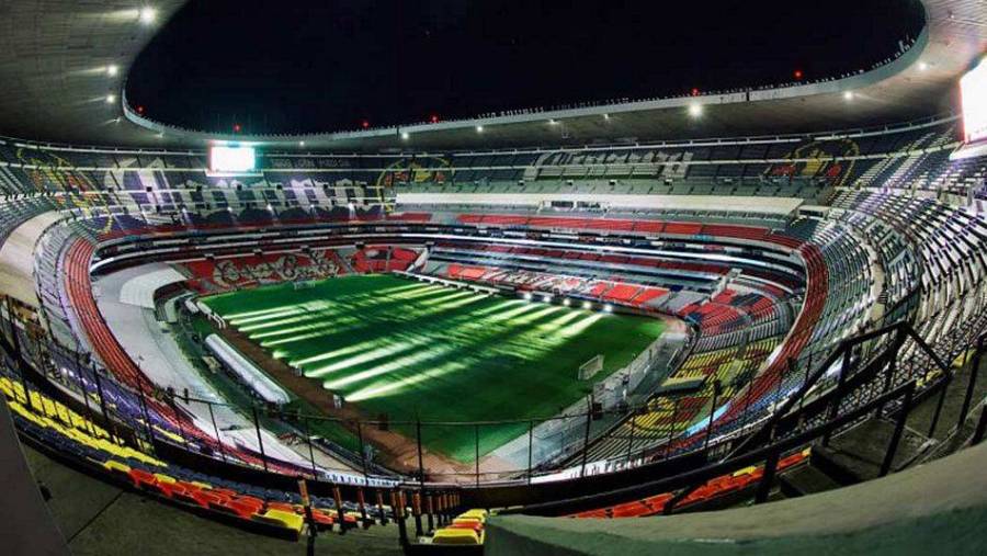 El imponente Estadio Azteca templo mayor del fútbol mexicano