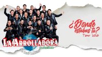 Cartel oficial de la gira de La Arrolladora Banda El Limón en México con fechas para la Arena CDMX y el Auditorio Telmex