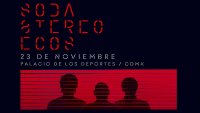 Cartel oficial de OCESA con el anuncio de la nueva fecha confirmada y el calendario de funciones restantes para Soda Stereo Ecos en el Palacio de los Deportes.